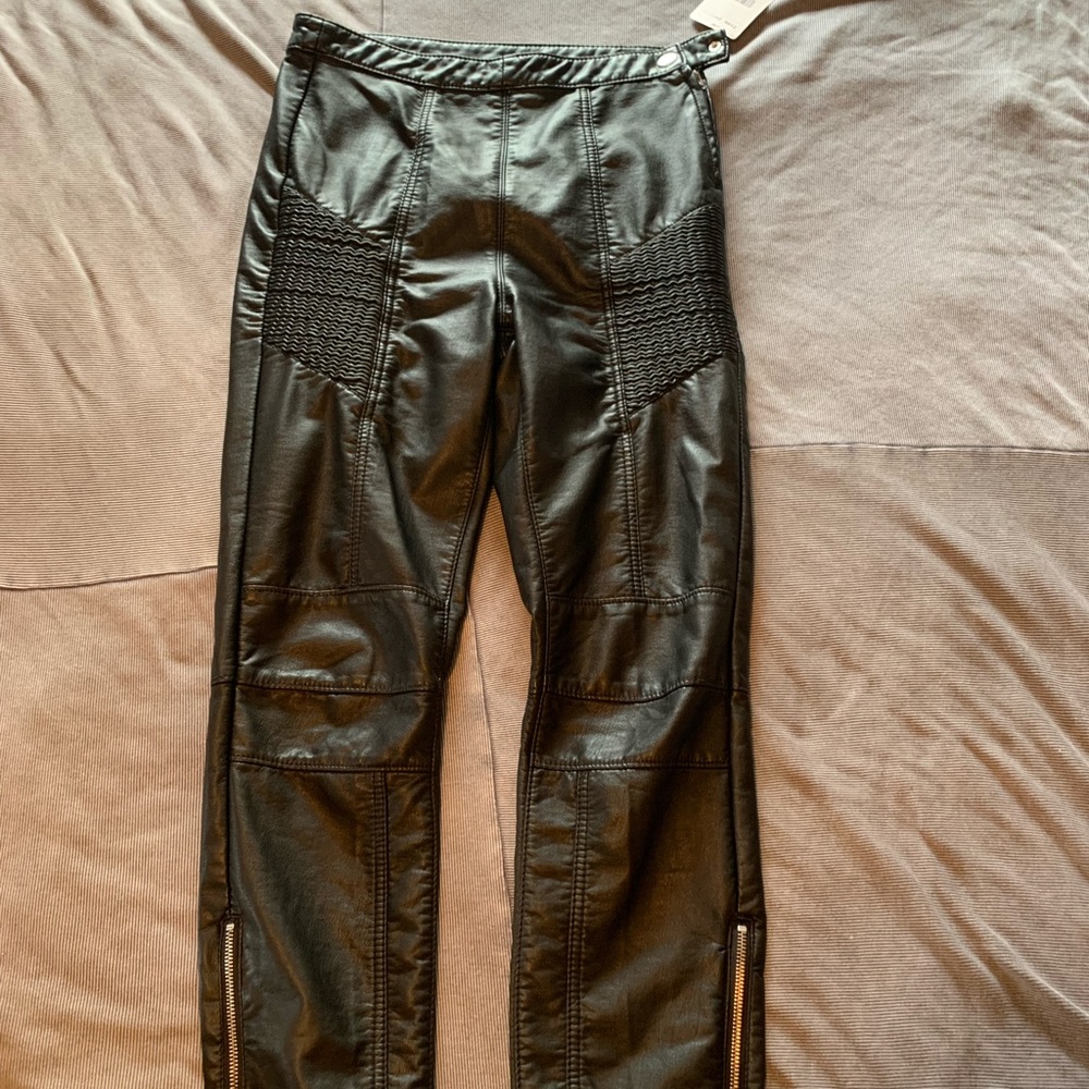 FREE PEOPLE LEATHER PANTS